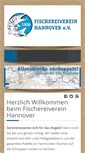 Mobile Screenshot of fischereiverein-hannover.de